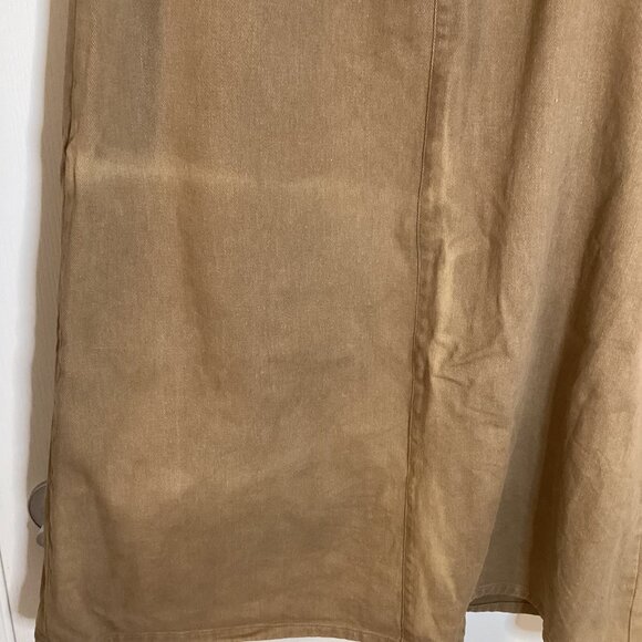 TZ Women's Brown Maxi Denim Pull-on Skirt Size L - Picture 3 of 10